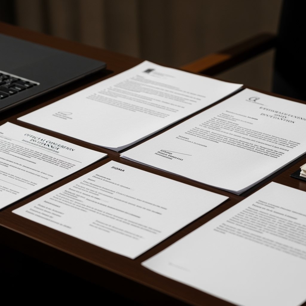 Documents visa conférence Maroc