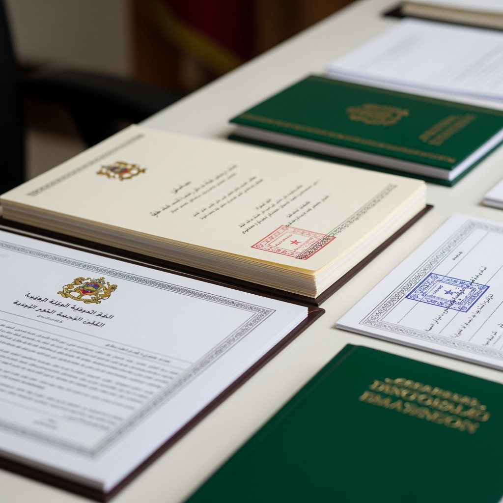 Documents officiels pour lettre d'invitation Maroc