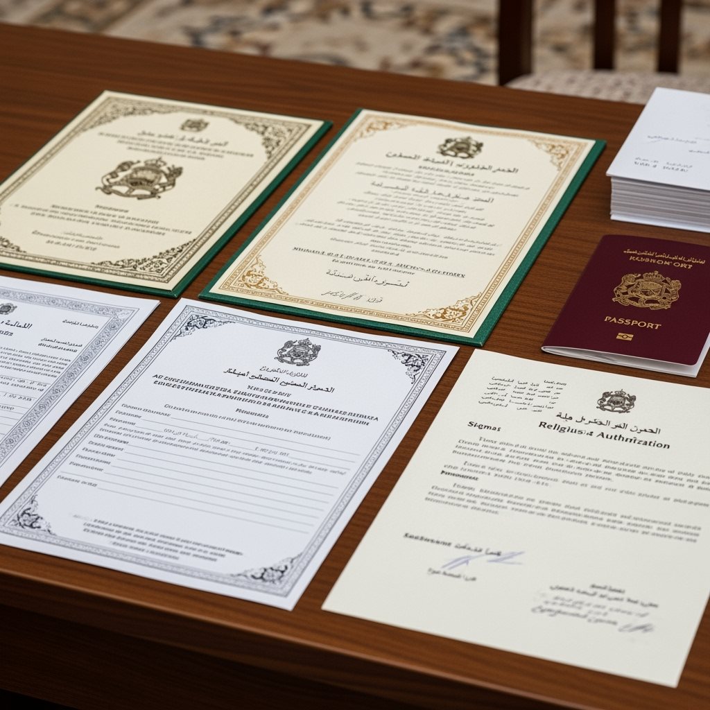 Documents visa religieux Maroc