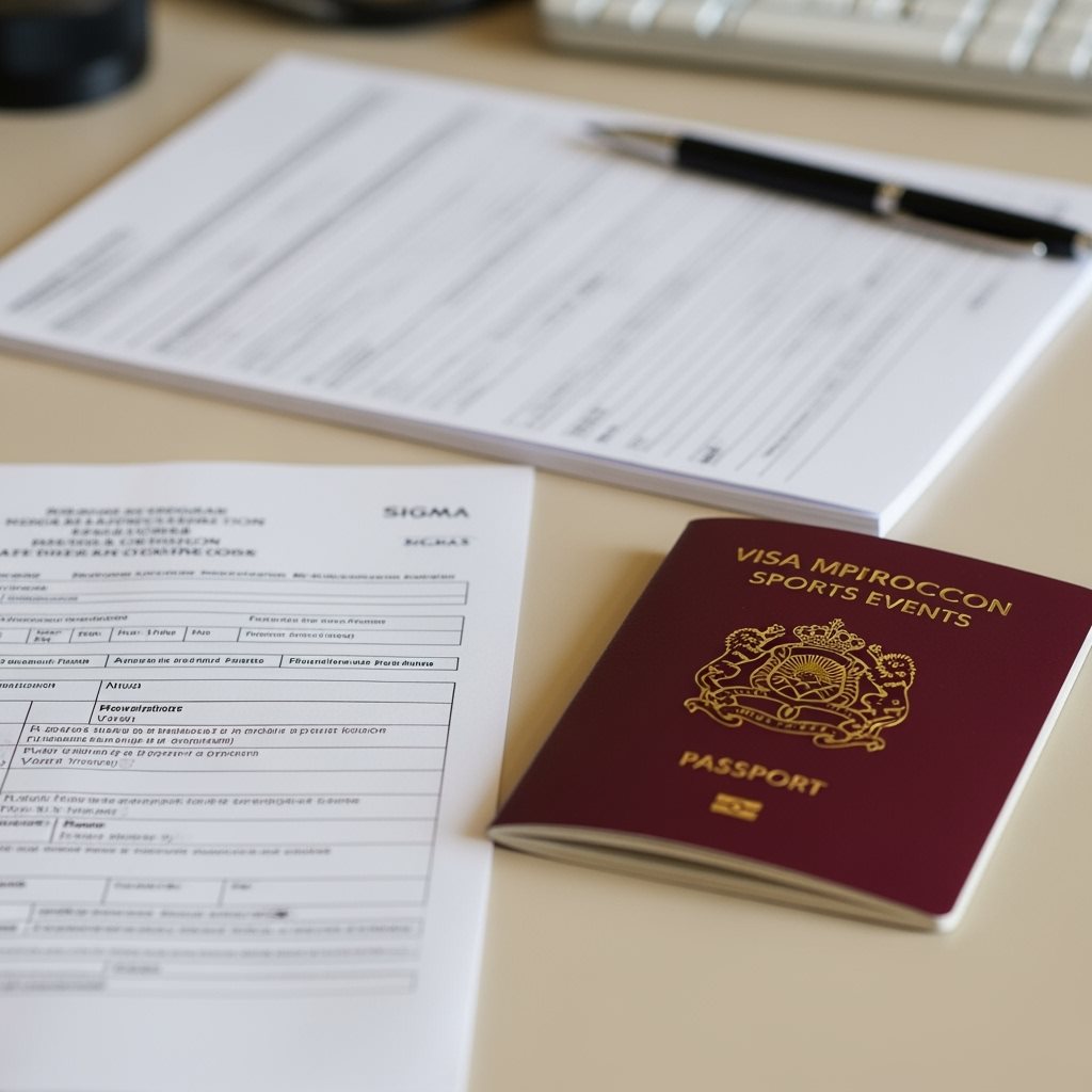 Documents visa sportif Maroc