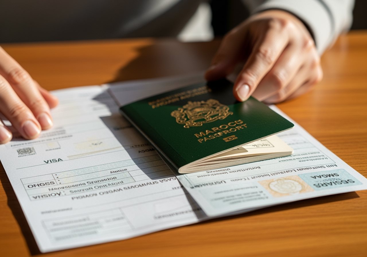 Processus de demande visa formation Maroc