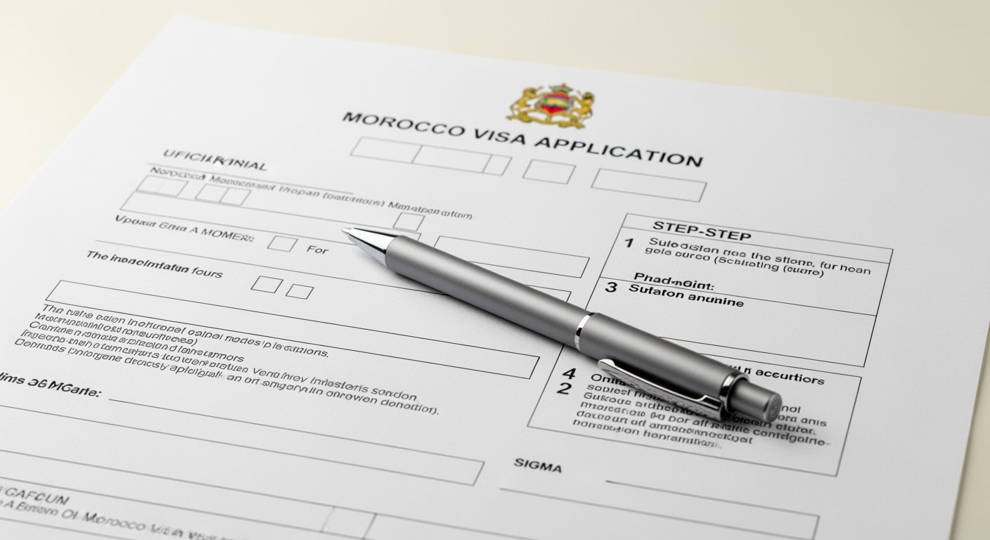 Formulaire de demande visa Maroc