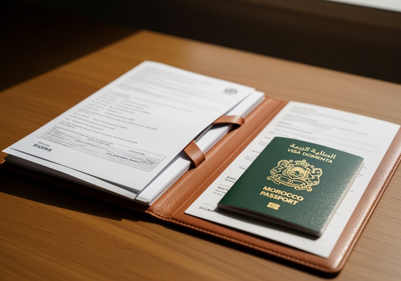 Documents entretien visa Maroc